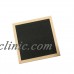 Changeable Letter Board Black Felt Message Board in Solid Oak Frame 10x10"   302691743894